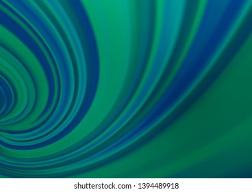 Light BLUE vector bokeh and colorful pattern. Creative illustration in halftone style with gradient. The elegant pattern for brand book.