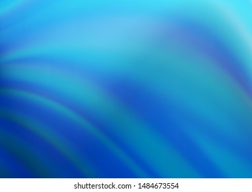 Light BLUE vector bokeh and colorful pattern. A vague abstract illustration with gradient. Brand new style for your business design.