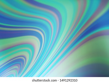 Light BLUE vector bokeh and colorful pattern. Colorful abstract illustration with gradient. The best blurred design for your business.