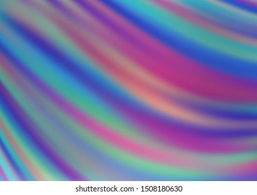 Light BLUE vector bokeh and colorful pattern. A vague abstract illustration with gradient. The template for backgrounds of cell phones.