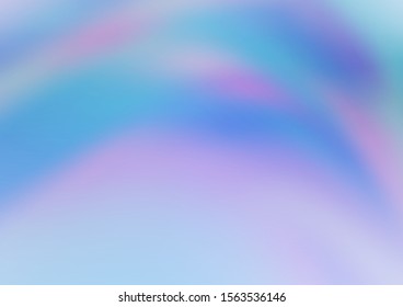 Light BLUE vector bokeh and colorful pattern. Modern geometrical abstract illustration with gradient. Brand new style for your business design.