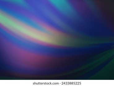 Helles BLAU Vektor Bokeh und buntes Muster. Moderne geometrische abstrakte Illustration mit Gradient. Der Hintergrund für Ihre kreativen Entwürfe.