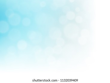 Light BLUE vector bokeh pattern. Glitter abstract illustration with an elegant design. The best blurred design for your business.