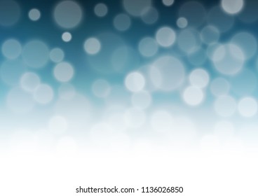 Light BLUE vector bokeh pattern. Shining colorful illustration in a Brand new style. A new texture for your design.