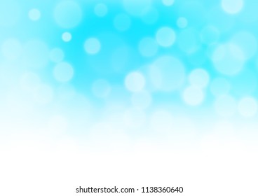 Light BLUE vector bokeh pattern. Shining colorful illustration in a Brand new style. A completely new template for your design.