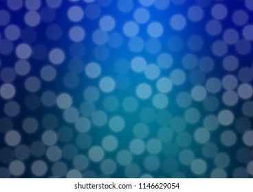 Light BLUE vector bokeh pattern. Glitter abstract illustration with an elegant design. Brand new style for your business design.