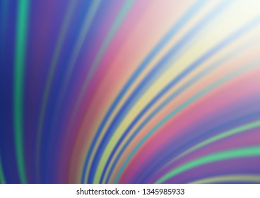 Light BLUE vector bokeh pattern. Modern geometrical abstract illustration with gradient. Brand new style for your business design.