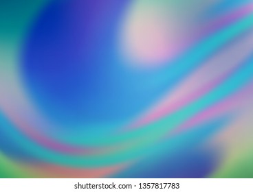 Light BLUE vector bokeh pattern. Modern geometrical abstract illustration with gradient. The best blurred design for your business.