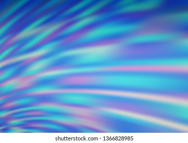 Light BLUE vector bokeh pattern. Modern geometrical abstract illustration with gradient. The best blurred design for your business.