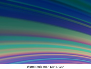 Light BLUE vector bokeh pattern. Colorful abstract illustration with gradient. A completely new template for your design.