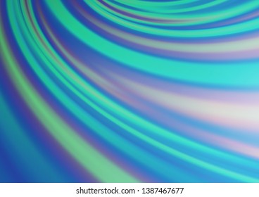 Light BLUE vector bokeh pattern. Colorful illustration in blurry style with gradient. A completely new design for your business.