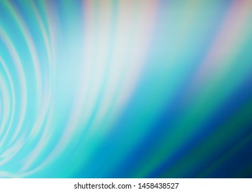 Light BLUE vector bokeh pattern. Colorful illustration in abstract style with gradient. The template can be used for your brand book.