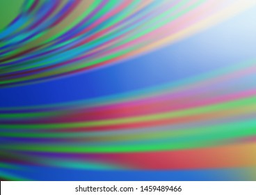 Light BLUE vector bokeh pattern. Glitter abstract illustration with an elegant design. A completely new template for your design.