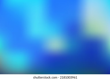 Light BLUE vector bokeh pattern. A vague abstract illustration with gradient. Template for any brand book.