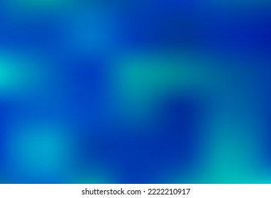 Light BLUE vector bokeh pattern. Colorful illustration in blurry style with gradient. Template for any brand book.