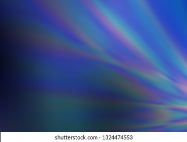 Light BLUE vector bokeh template. Colorful illustration in blurry style with gradient. The background for your creative designs.