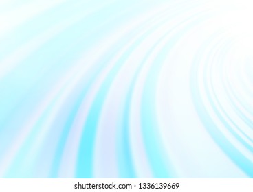 Light BLUE vector bokeh template. Glitter abstract illustration with an elegant design. The best blurred design for your business.