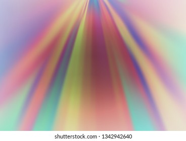 Light BLUE vector bokeh template. An elegant bright illustration with gradient. The template can be used for your brand book.