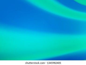 Light BLUE vector bokeh template. A completely new color illustration in a bokeh style. A new texture for your design.