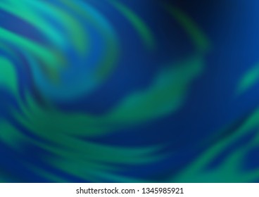 Light BLUE vector bokeh template. A completely new color illustration in a bokeh style. A completely new template for your design.