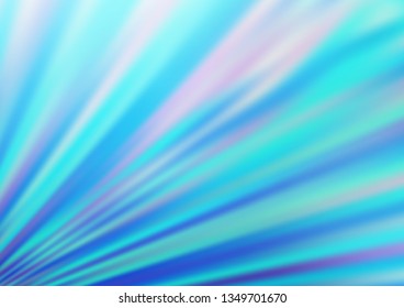 Light BLUE vector bokeh template. Colorful illustration in abstract style with gradient. Brand new style for your business design.