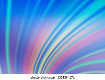 Light BLUE vector bokeh template. Modern geometrical abstract illustration with gradient. The template can be used for your brand book.