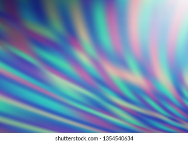 Light BLUE vector bokeh template. An elegant bright illustration with gradient. The blurred design can be used for your web site.