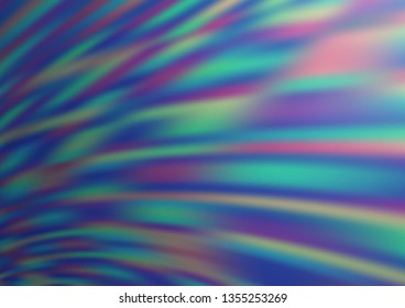 Light BLUE vector bokeh template. Colorful abstract illustration with gradient. The best blurred design for your business.