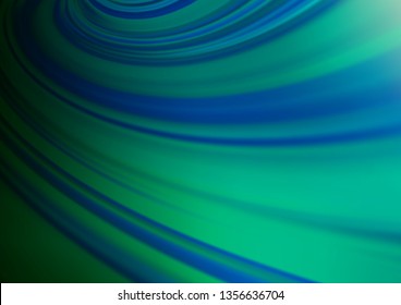 Light BLUE vector bokeh template. Modern geometrical abstract illustration with gradient. A new texture for your design.