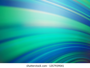 Light BLUE vector bokeh template. Colorful illustration in blurry style with gradient. The template can be used for your brand book.