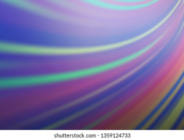 Light BLUE vector bokeh template. Creative illustration in halftone style with gradient. A new texture for your design.
