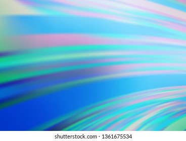 Light BLUE vector bokeh template. Colorful abstract illustration with gradient. Brand new style for your business design.