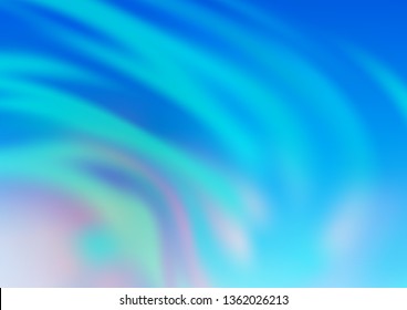 Light BLUE vector bokeh template. Colorful illustration in abstract style with gradient. The background for your creative designs.