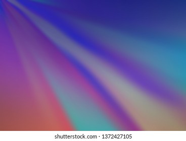 Light BLUE vector bokeh template. A vague abstract illustration with gradient. The background for your creative designs.