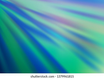 Light BLUE vector bokeh template. Creative illustration in halftone style with gradient. Brand new design for your business.