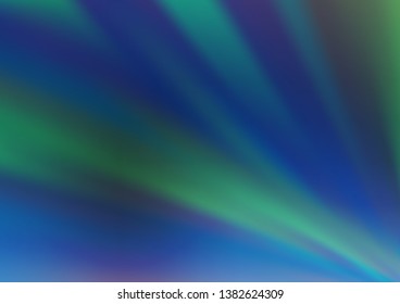 Light BLUE vector bokeh template. Colorful illustration in abstract style with gradient. The background for your creative designs.