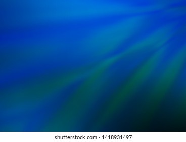 Light BLUE vector bokeh template. Colorful illustration in abstract style with gradient. The template can be used for your brand book.
