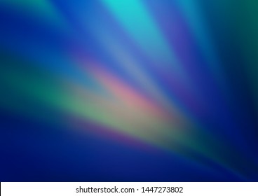 Light BLUE vector bokeh template. An elegant bright illustration with gradient. Brand new style for your business design.