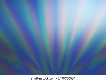 Light BLUE vector bokeh template. An elegant bright illustration with gradient. The background for your creative designs.