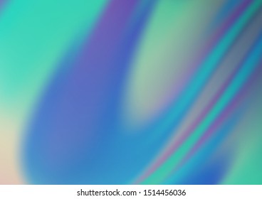 Light BLUE vector bokeh template. A completely new color illustration in a bokeh style. The best blurred design for your business.