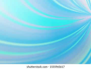 Light BLUE vector bokeh template. A completely new color illustration in a bokeh style. The best blurred design for your business.