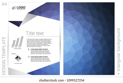 Light BLUE vector  brochure for ui, ux design. Glitter abstract design concept with text box. Pattern can be used as a template for calendars.