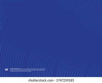 Light BLUE vector case with curved stripes.