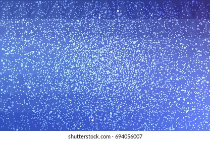Light BLUE vector christmas polygon background. Low poly Illustration consisting of triangles with snowflakes. Texture background of New Year celebration.