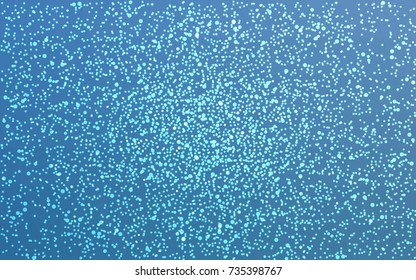 Light BLUE vector christmas polygon background. Low poly Illustration consisting of triangles with snowflakes. Texture background of New Year celebration.