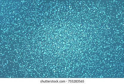Light BLUE vector christmas polygon background. Low poly Illustration consisting of triangles with snowflakes. Texture background of New Year celebration.