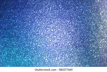 Light blue vector christmas postcard low polygon background. Illustration consisting of triangles. Abstract triangular polygonal origami or crystal design of New Year celebration.