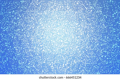 Light BLUE vector christmas postcard low polygon background. Illustration consisting of triangles. Abstract triangular polygonal origami or crystal design of New Year celebration.