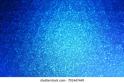 Light BLUE vector christmas postcard low polygon background. Illustration consisting of triangles. Abstract triangular polygonal origami or crystal design of New Year celebration.