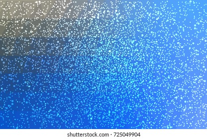 Light BLUE vector christmas postcard low polygon background. Illustration consisting of triangles. Abstract triangular polygonal origami or crystal design of New Year celebration.